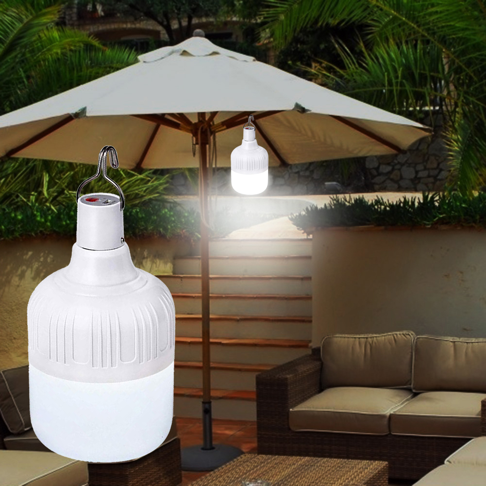 Cheap Goat Tents Emergency Lights Portable LED Lantern Outdoor Camp Flashlight Tente Familiale Camping Lights Lamp USB Rechargeable Light 30 100W   